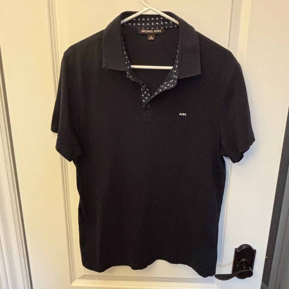 Michael Kors Navy Polo Shirt for Men